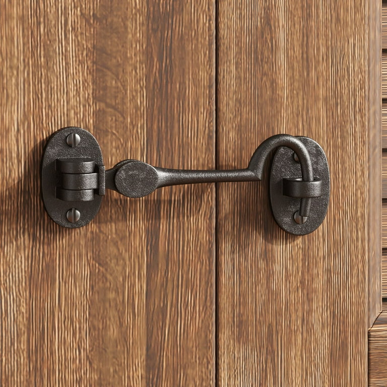 Rustic Metal Spring Door Lock Cabinet Slide Bolt Secure Shed Latch Gate Hardware Rustic Metal Spring Door Lock Cabinet Slide Bolt Secure Shed Latch Gate Hardware