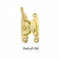 thumbnail image 1 of Renovators Supply Brass Window Sash Lock 2.5 in Lacquered Finish Heavy Duty Window Locks w/Screws Pack of 100, 1 of 7