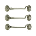 thumbnail image 1 of Renovators Supply Cabin Hook 4" Satin Nickel Pack of 3, 1 of 9