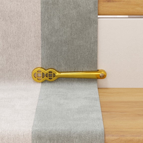 Renovators Supply Carpet Holder Clips 5.25 in. Brass Carpet Runner Holder Clips with Swivel Clip