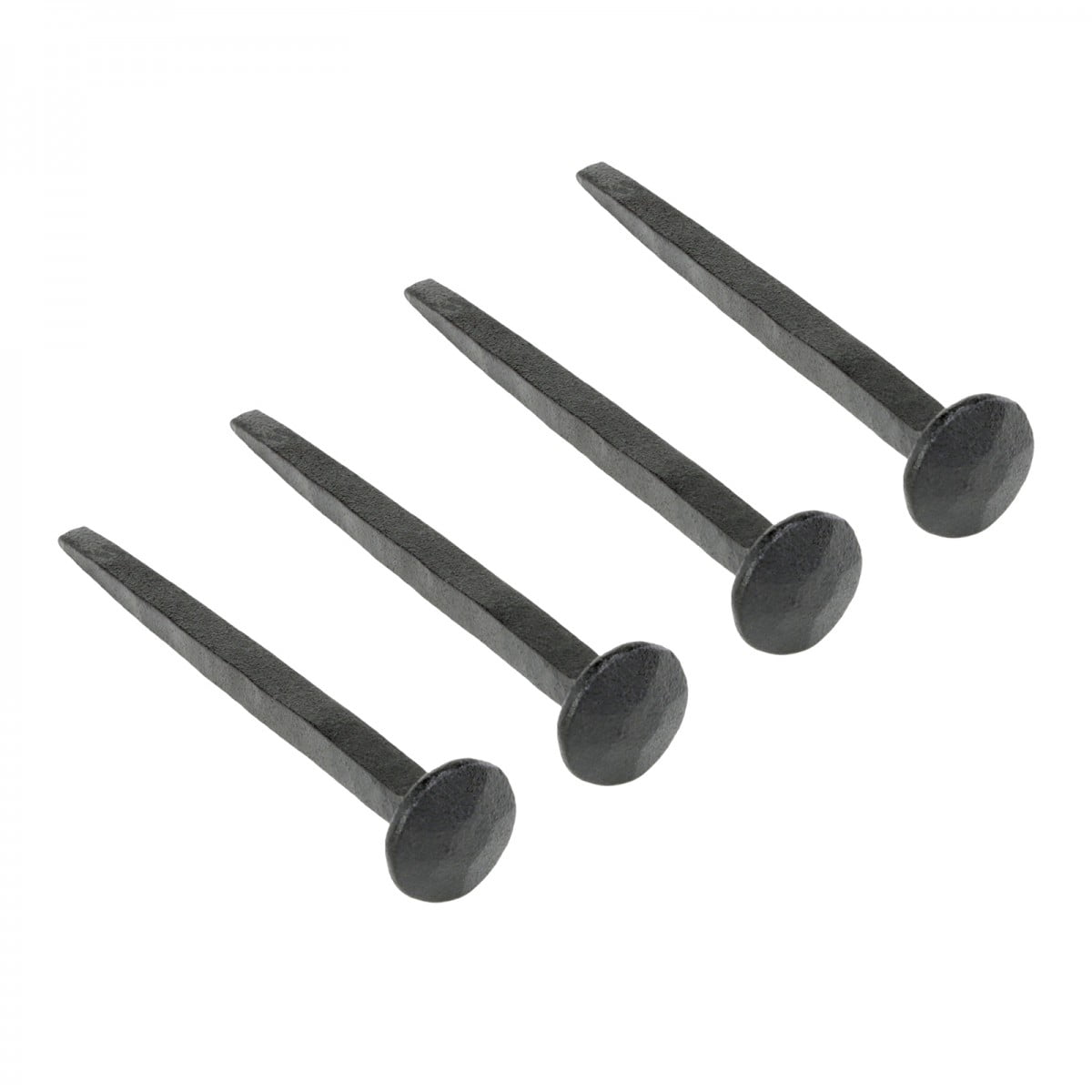Renovators Supply Clavos Nails 4.5" Black Wrought Iron Decorative Nails