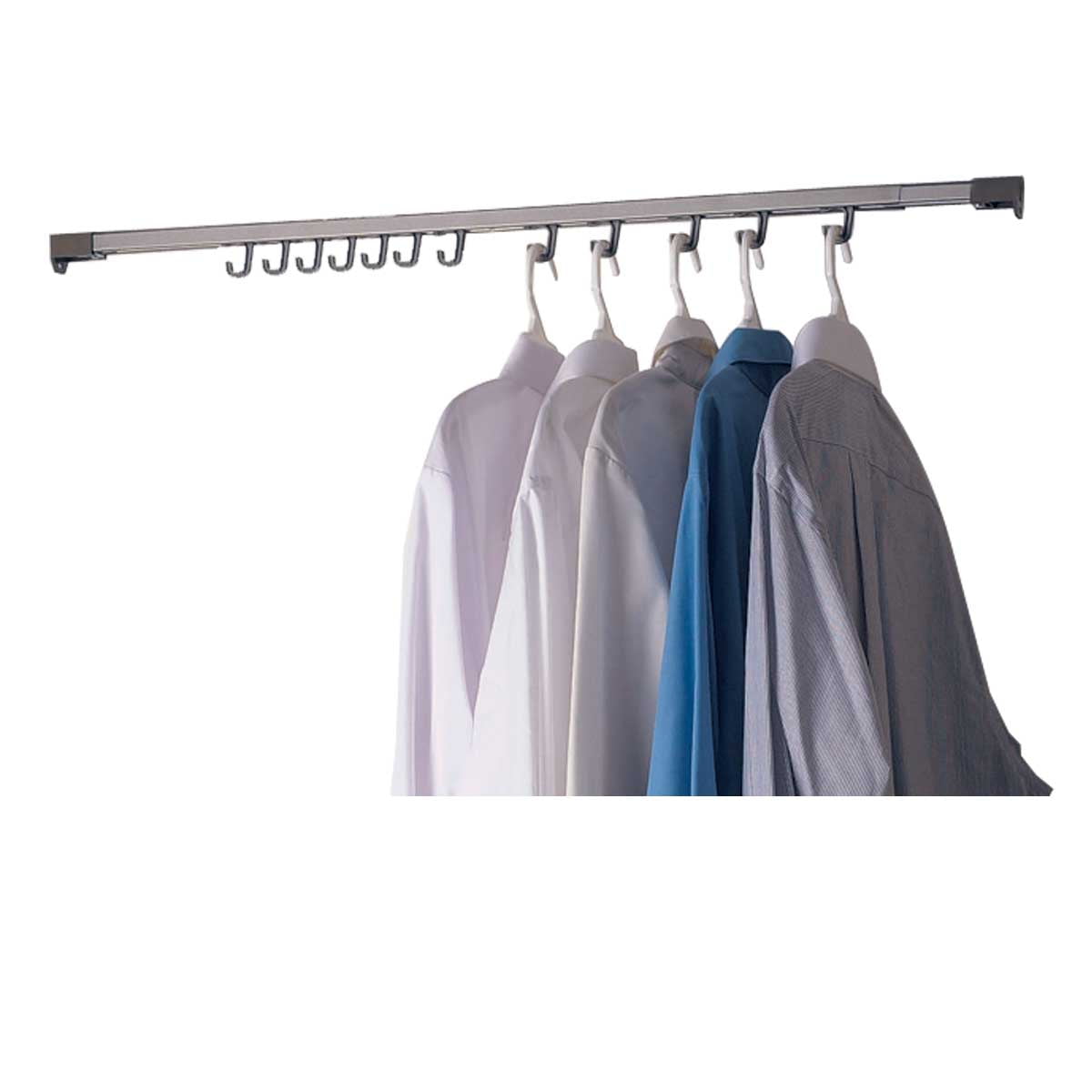 TRINITY Ecostorage Expandable Closet Organizer Chrome