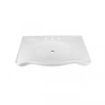 thumbnail image 1 of Renovators Supply  Console Sink Basin Only 36" White Porcelain Bathroom Sink with 8" Widespread Faucet Holes, 1 of 6