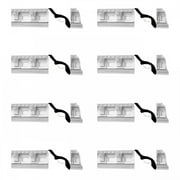 Renovators Supply Crown Ceiling Moulding White Urethane Foam 76 7/8" L Decorative Greco-Roman Design Prime-Finished Ornate Cornice Mould to Hide Imperfection Pack of 8