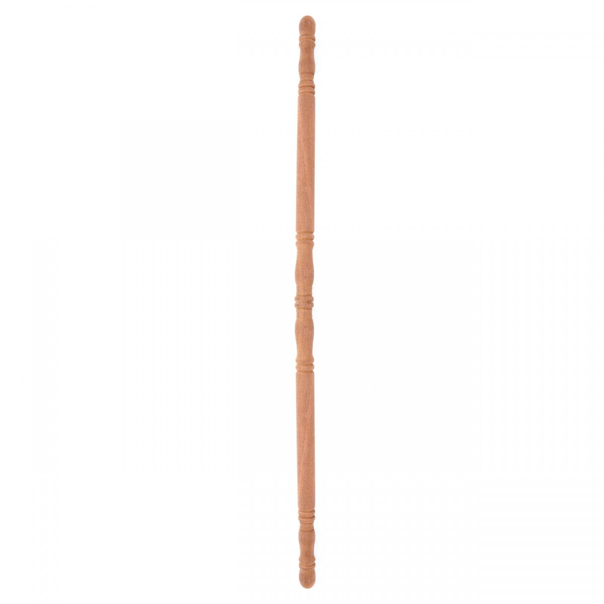 Renovators Supply Lauan Hardwood Edge and Corner Guards Unfinished 1" Dia. x 39.5" L Round Traditional Wall Corner Protectors Both Sides Turned Sanded Ready to Paint