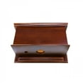 thumbnail image 1 of Renovators Supply Dark Oak Hardwood Flat Panel High Tank Toilet Part Tank Only, 1 of 6