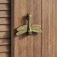 thumbnail image 1 of Renovators Supply Door Knockers for Front Door 4.8" Antique Brass Dragonfly Shaped Door Knocker w/Screws, 1 of 8