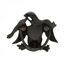 Renovators Supply Door Knockers for Front Door 5 1/4" Eagle Shaped Oil Rubbed Bronze Finish Brass Door Knockers w/Screws