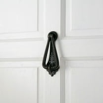 Renovators Supply Door Knockers for Front Door 6.75" Oil Rubbed Bronze Finish Solid Brass Door Knocker w/Screws