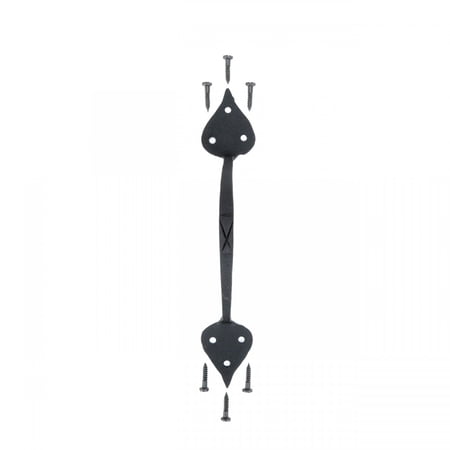 Renovators Supply Door Pulls Black Rustic Door Handles 7" Length Door Hardware D Shape Door Handles Door Pulls Cast Iron Door