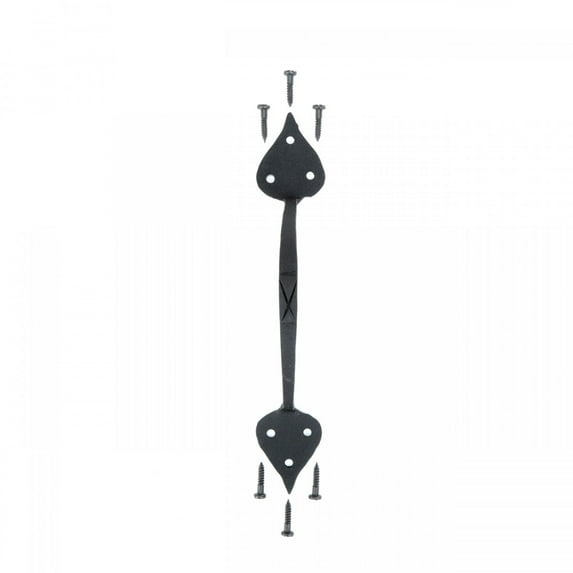Renovators Supply Door Pulls Black Rustic Door Handles 7" Length Door Hardware D Shape Door Handles Door Pulls Cast Iron Door