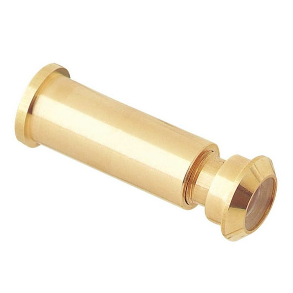 Renovators Supply Door Viewer Security Peek Peephole 160 Degree 1.63 x 0.63 x 0.63 in. Solid Brass Door Viewer Angel Brass Door Hardware