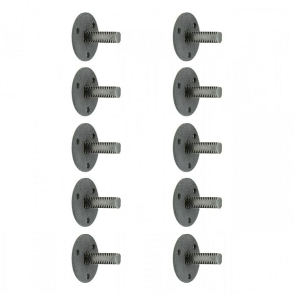 Renovators Supply Dummy Door Knob Spindle 1 in. Dummy Door Handle Spindle with Screws Pack of 10