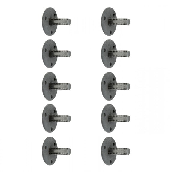 Renovators Supply Dummy Door Knob Spindle 1 in. Dummy Door Handle Spindle with Screws Pack of 10