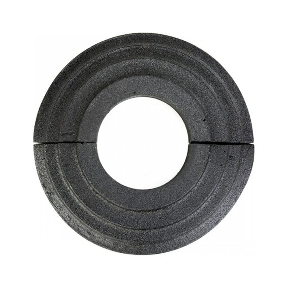 Renovators Supply Escutcheon Plate 3" OD Aluminum Escutcheon Black Powder Coated Finish Radiator Flange