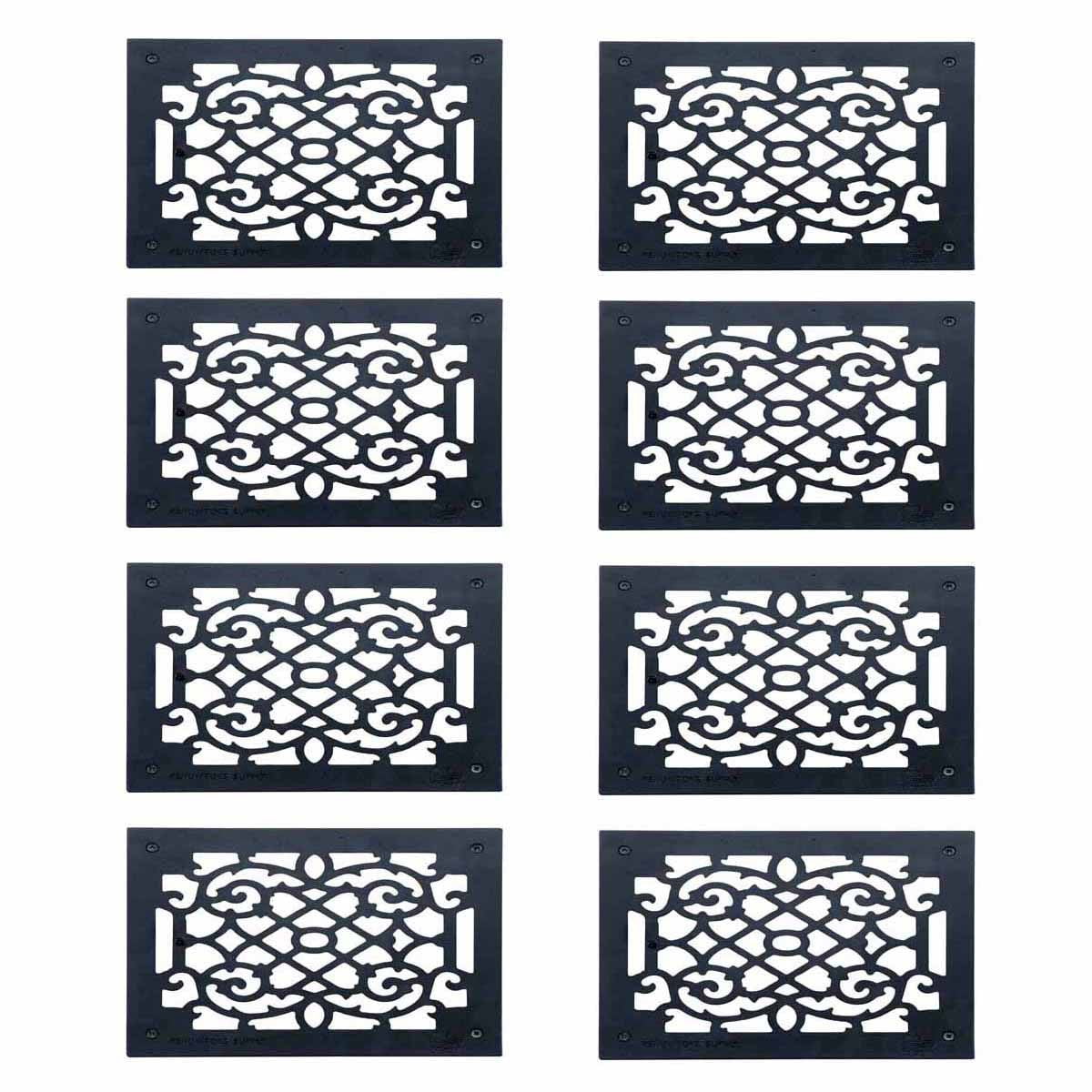 Renovators Supply Heat Register Floor Vent Grate Cast Aluminum 9.5