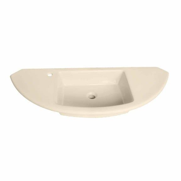Renovators Supply Ion 43 1/2" Countertop Vessel Bathroom Sink Biscuit Finish