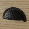 thumbnail image 1 of Renovators Supply Kitchen Cabinet Handles 3.5 in. Black Iron Kitchen Cabinet Knobs, Drawer Pulls w/Screws Pack of 6, 1 of 3