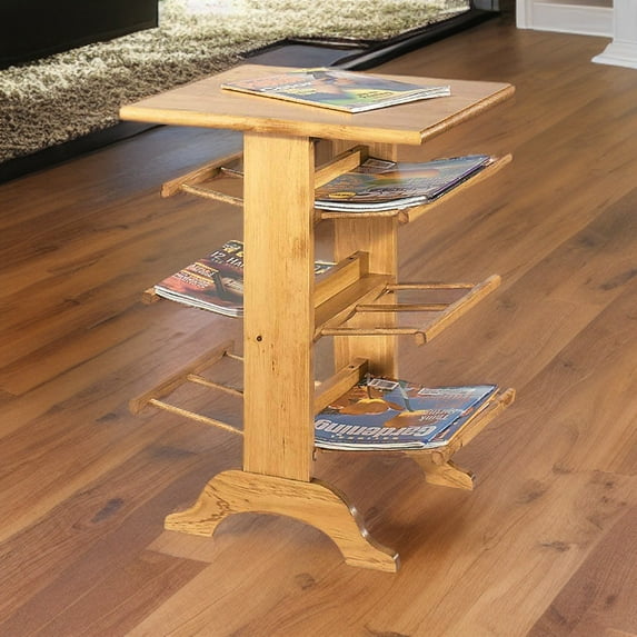 Renovators Supply Magazine Rack Bathroom Country Pine Rack - Walmart.com