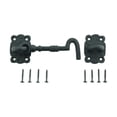 C29 Sign Renovators Supply Manufacturing Door Latch Lock 5.5 in. Black Wrought ...
