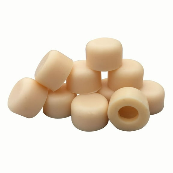 Renovators Supply Silicone Door Stopper Tip 5/8" Almond Color Premium Silicone Door Stopper Tips 10 Replacement Caps