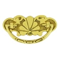thumbnail image 1 of Renovators Supply Solid Cast Brass Cabinet Dresser Drawer Bail Pulls 2 3/4" Antique Scalloped Style Home Improvement Cupboard and Door Pull Handles Hardware, 1 of 9