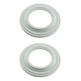 thumbnail image 1 of Renovators Supply Spot Light Ring White Trim 5" ID x 9" OD Mini Medallion Set of 2, 1 of 7