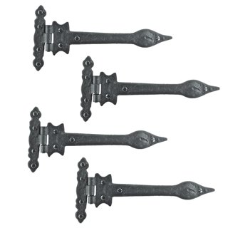 Restorers Spear Gate Dummy Hinge Strap | Black | Gate Hinges & Straps