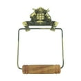 thumbnail image 1 of Renovators Supply Toilet Paper Holder Wall Mount Antique Brass Victorian Hands Tissue Holder for Bathroom, 1 of 9