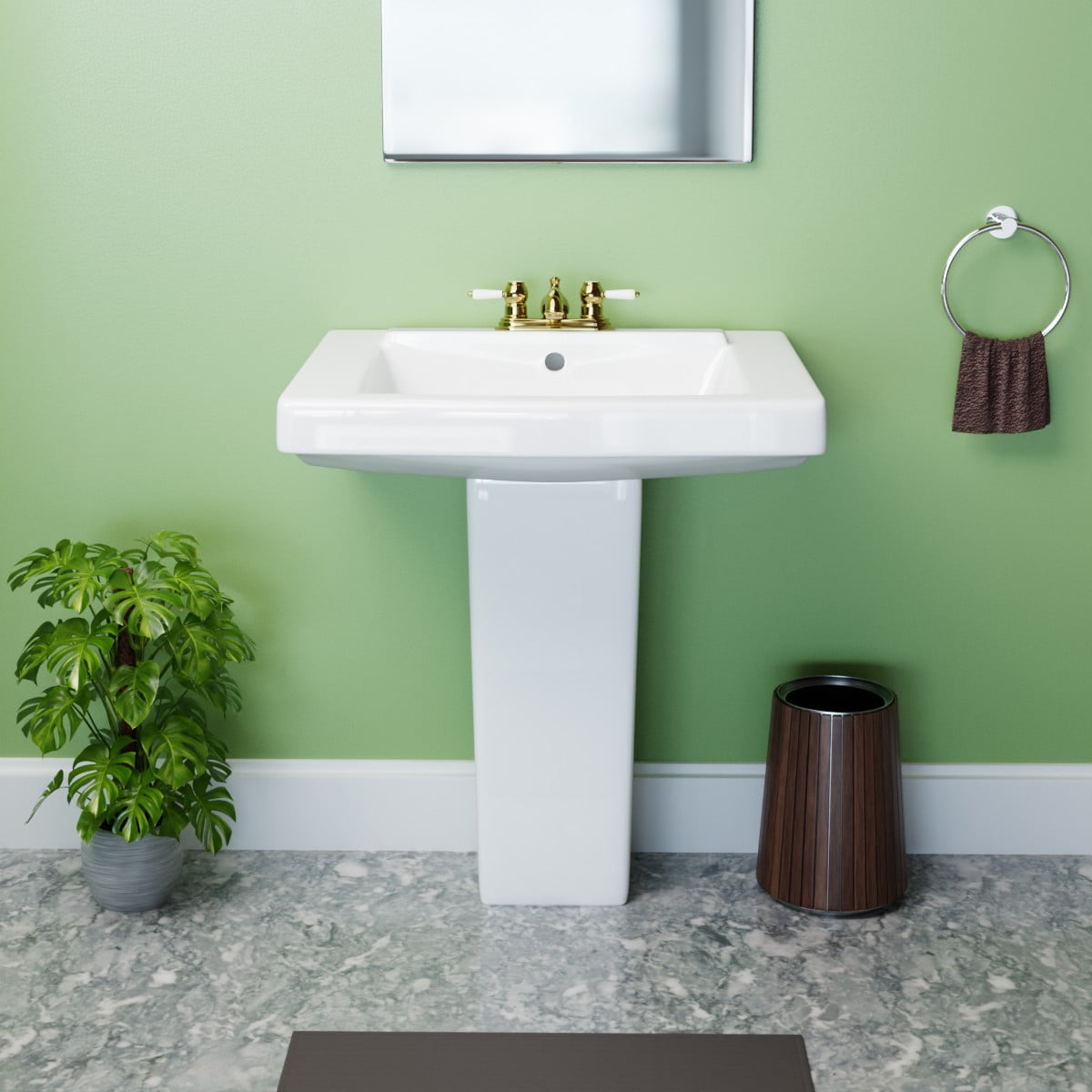 Renovators Supply WeeWash Child Size Pedestal Sinks for Kids Bathrooms