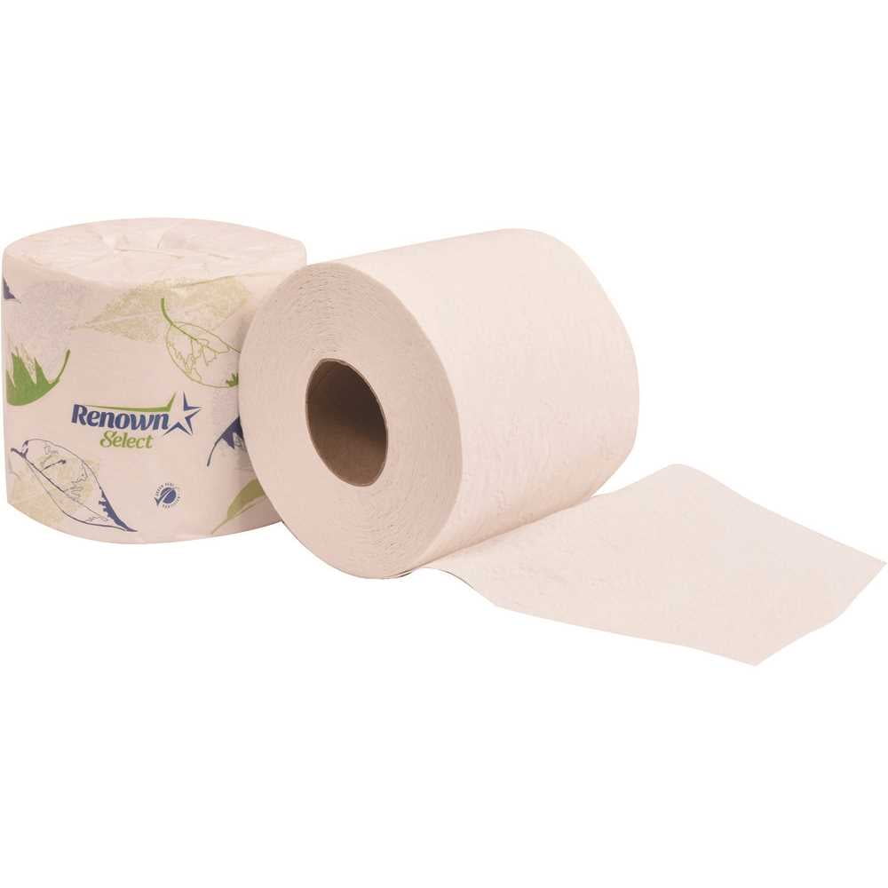 Renown Select Eco-Friendly Recycled Fiber Toilet Paper