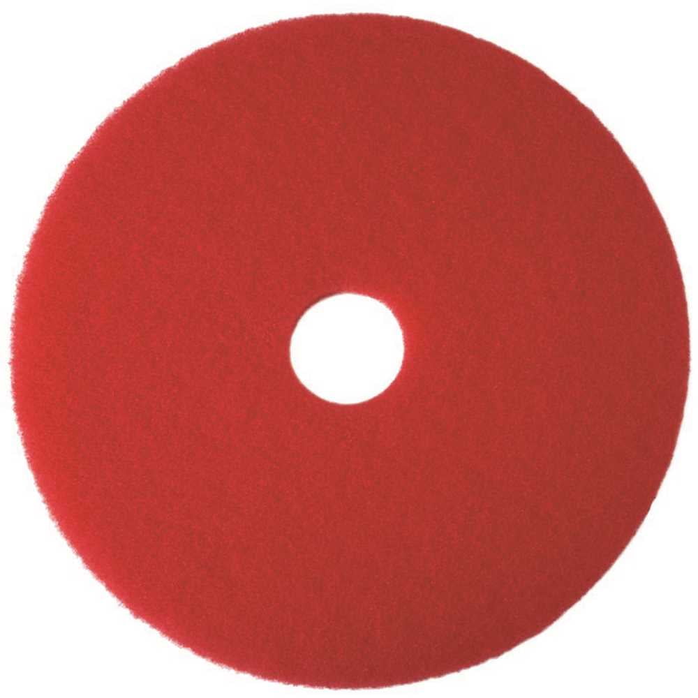 Renown REN02044 16 in. Red Buffing Floor Pad