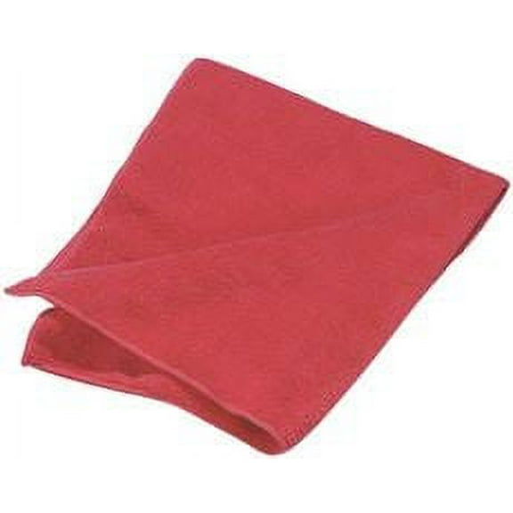 Renown Microfiber Cloth, 16X16 In., Red