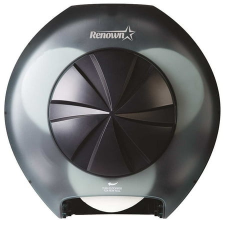 Renown REN05161-WB Black 3-Roll OptiCore Toilet Paper Dispenser