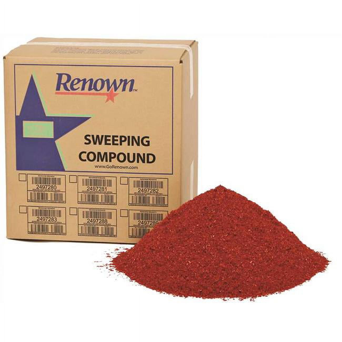 Renown Ren04004 Renown Sweeping Compound Oil Base With Grit 50 Lb. Box