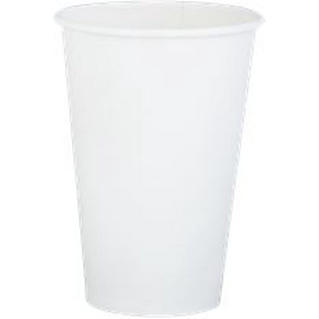 Renown Single-Sided Pe-Lined Paper Hot Drink Cups, White, 12 Oz., 1,000 ...