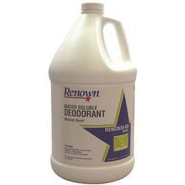 Renown Water Soluble Deodorant, Gallon, Natural