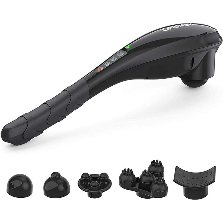 Dropship Cordless Handheld Back Massager Deep Tissue Rechargeable Electric  Massager W/ 12 Modes 10 Intensity 6 Interchangeable Nodes to Sell Online at  a Lower Price