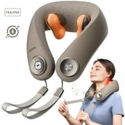 Renpho Shiatsu Neck and Shoulder Massager with 2 Levels Heat, Cordless Deep Tissue Massage with Music Playable Bluetooth