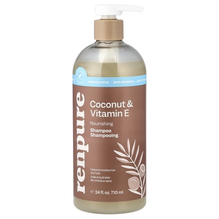 Renpure Nourishing Shampoo, Coconut & Vitamin E, 24 fl oz (710 ml)