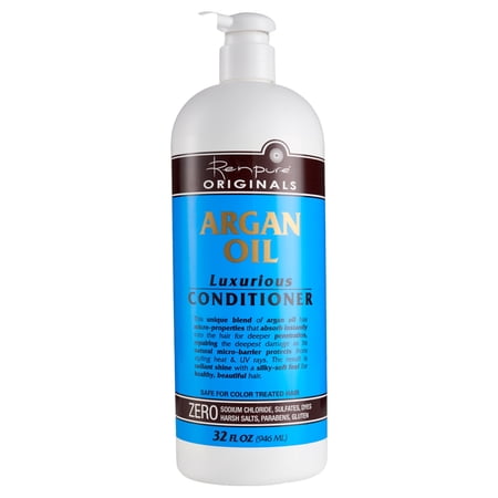 Renpure Originals Argan Oil Luxurious Shine Enhancing Daily Conditioner with Pump, 32 fl oz