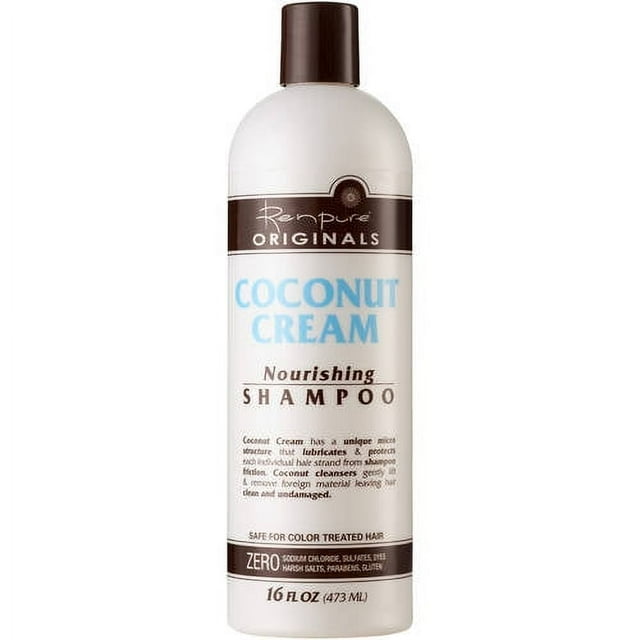 Renpure Originals Coconut Cream Hair Shampoo, 16 oz