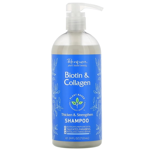 Renpure Plant Based Beauty Biotin & Collagen Shampoo