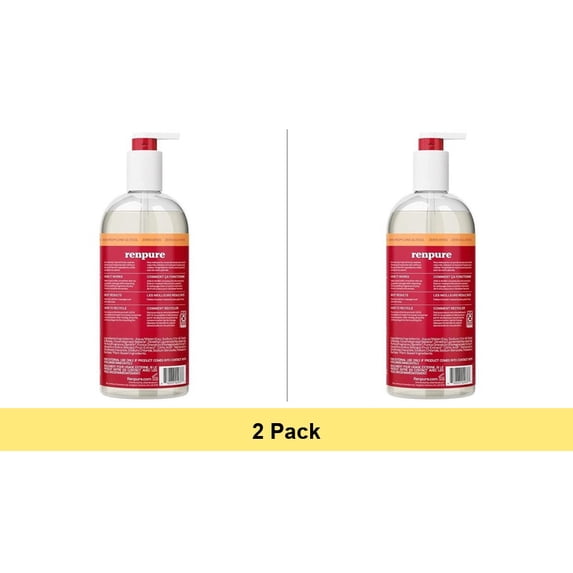Renpure Pomegranate & Mango Exfoliating Body Wash for All Skin Types, 24 fl oz - 2 Pack