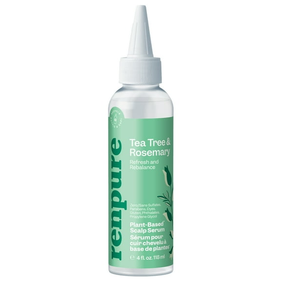 Renpure Tea Tree & Rosemary Scalp Serum for All Hair Types, 4 oz