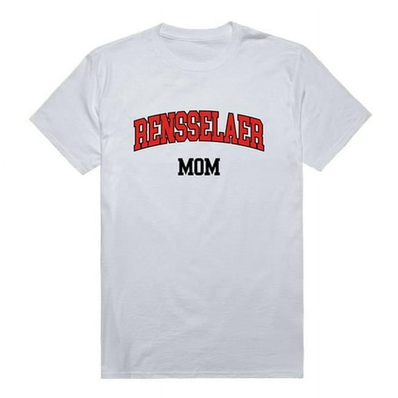 Rensselaer Polytechnic Institute College Mom T-Shirt, White - 2XL