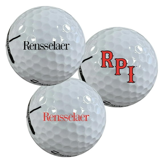 Rensselaer Polytechnic Institute Engineers Logo Edition Taylormade Distance+ Golf Balls 12-Pack (Dozen)