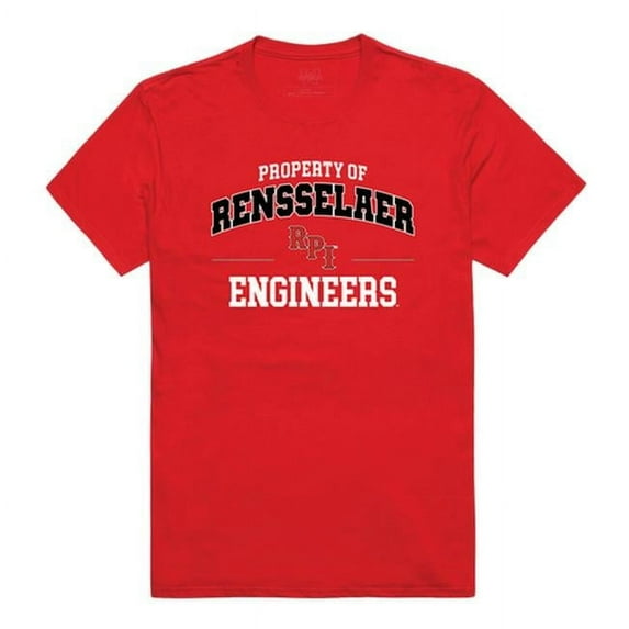 Rensselaer Polytechnic Institute Men Property T-Shirt, Red - Extra Large