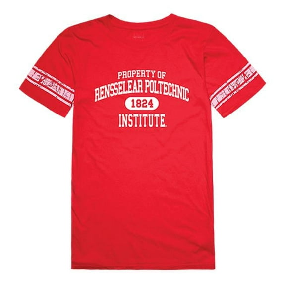 Rensselaer Polytechnic Institute Women Property T-Shirt, Red - Medium