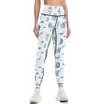 thumbnail image 1 of Rent-Free Blackbeard Sketches - blue Leggings Pants sport harem pants workout clothes for legings for fitness Womens Leggings, 1 of 6